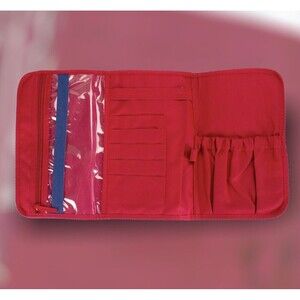 Avon 11" Multi Purpose Red and Blue Folding Sun Visor Organizer